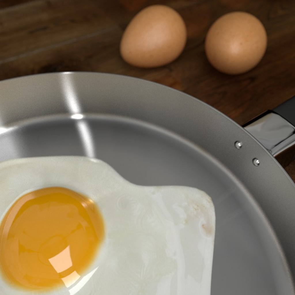 Eggs and frying pan preview image 4